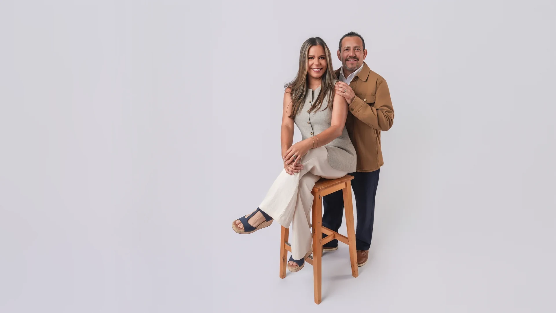 María Gabriela Blanco and her husband, the family behind Elite